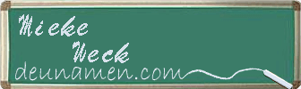 Mieke Weck Visitenkarte